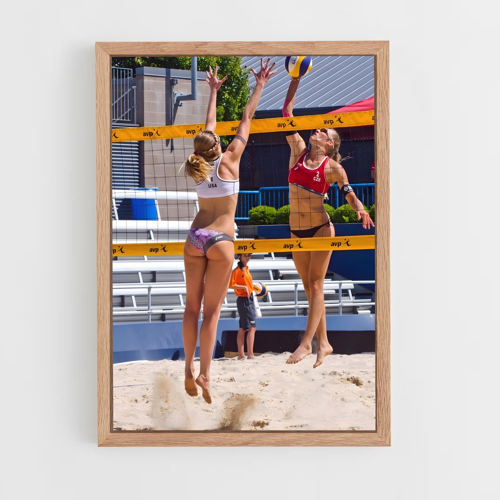 Poster Beach Volleyball Dreams – affiche Beach-volley (vue 4)